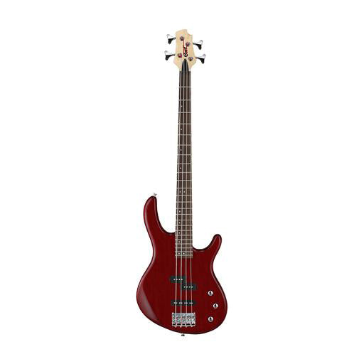 Cort Action Junior Bass Guitar, Open Pore Black Cherry – Swee Lee