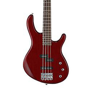 Cort Action Junior Bass Guitar, Open Pore Black Cherry