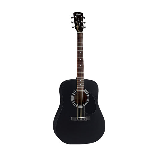 Cort AD810-BKS Acoustic Guitar w/Bag, Black Satin