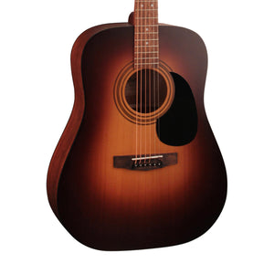 Cort AD810-SSB Acoustic Guitar w/Bag, Satin Sunburst