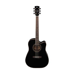 Cort AD880CE-BK Acoustic Guitar w/Bag, Black