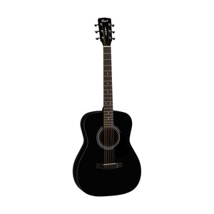 Cort AF510-BKS Acoustic Guitar w/Bag, Black Satin