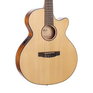 Cort CEC3-NS Classical Guitar w/Bag, Natural Satin