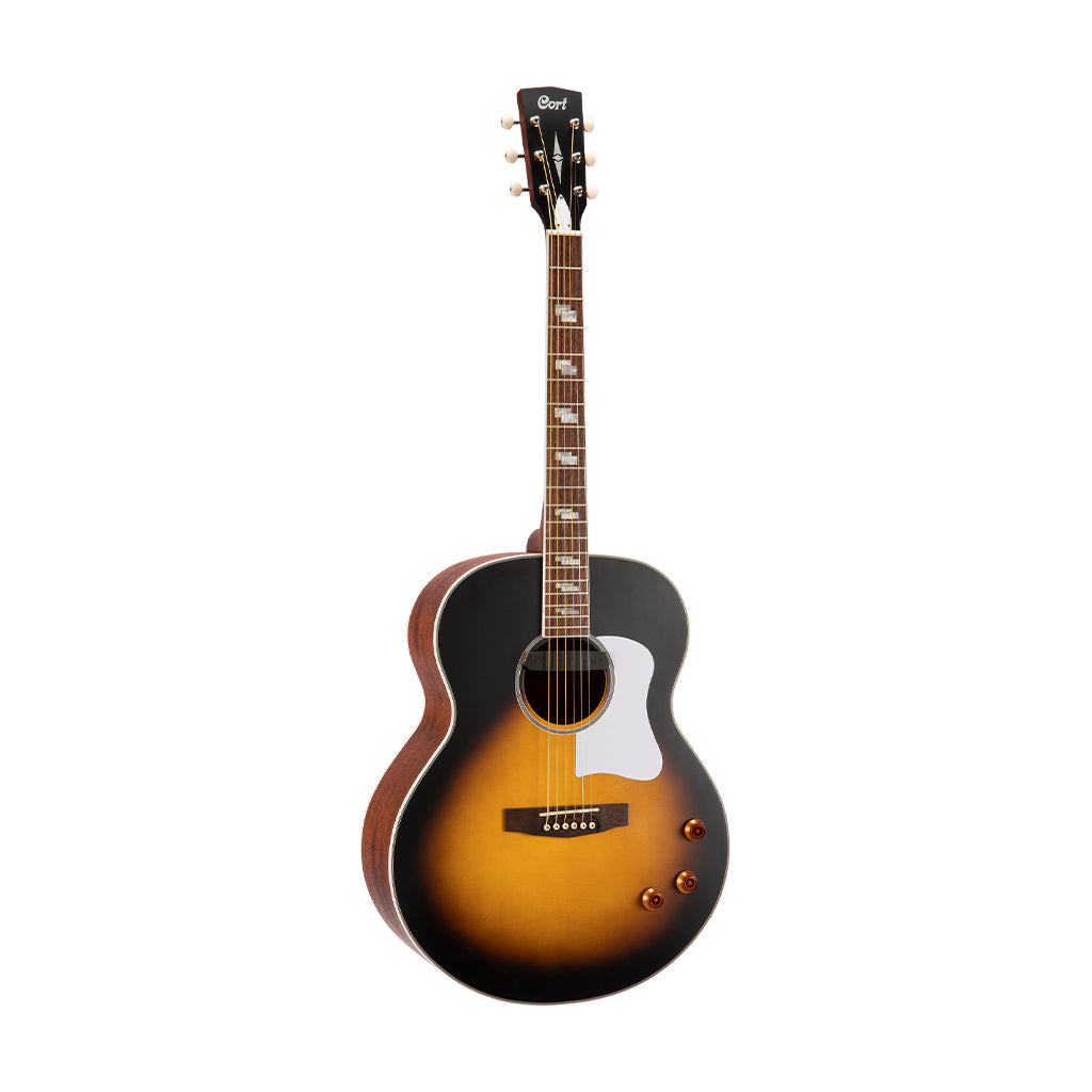 アコースティックギター CORT エレクトロ SJ-5X Jumbo NGD - My 1st acoustic guitar - handmade SJ-5 Cort cutaway