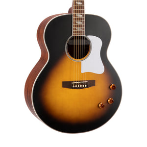 Cort CJ-Retro Jumbo Acoustic Guitar w/Gig Bag, Vintage Sunburst Matt