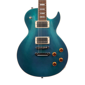 Cort CR200-FBL Electric Guitar, Flip Blue