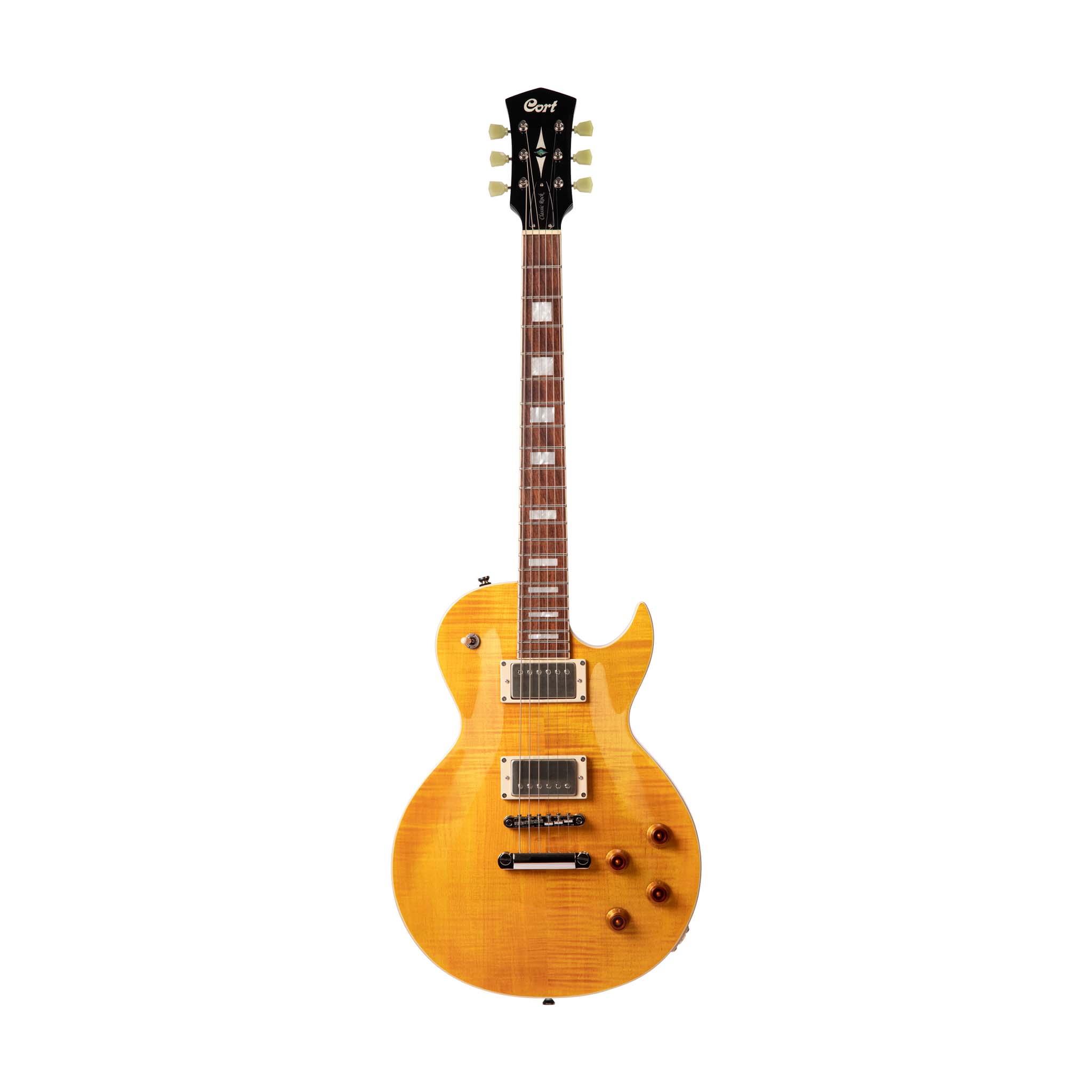 Cort CR250-ATA Electric Guitar, Antique Amber