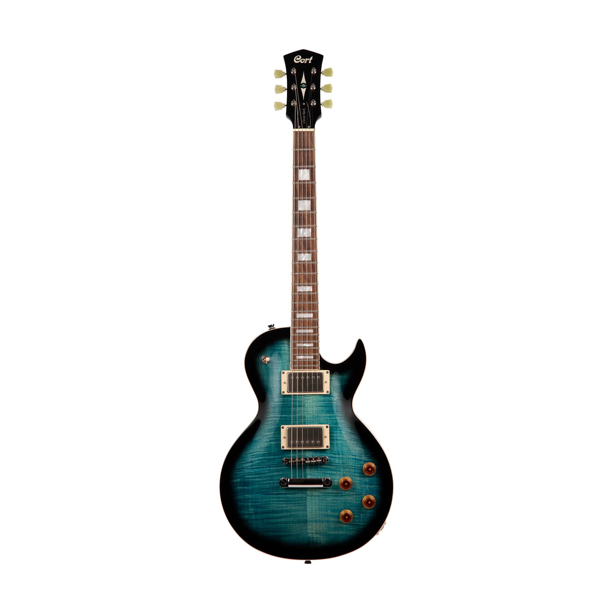 Cort CR250-DBB Electric Guitar, Dark Blue Burst