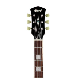Cort CR250-TBK Electric Guitar, Trans Black