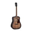 Cort Earth 60M Acoustic Guitar w/Bag, Open Pore Trans Black