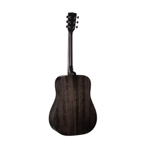 Cort Earth 60M Acoustic Guitar w/Bag, Open Pore Trans Black