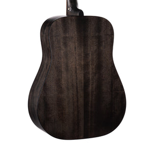 Cort Earth 60M Acoustic Guitar w/Bag, Open Pore Trans Black