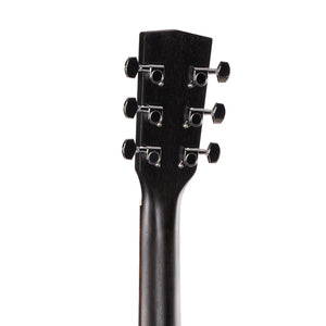 Cort Earth 60M Acoustic Guitar w/Bag, Open Pore Trans Black
