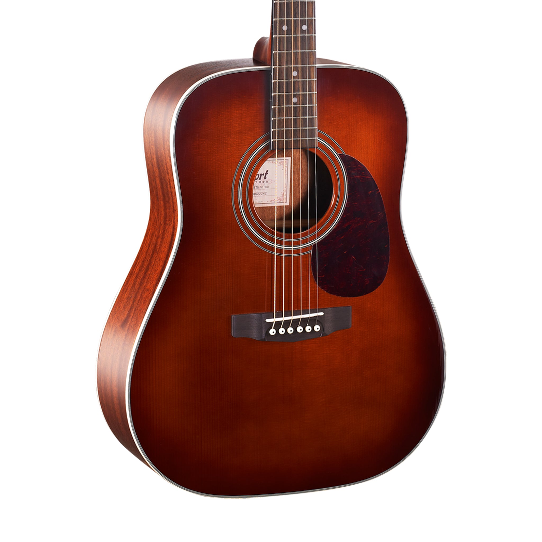 Cort Earth70 Acoustic Guitar, Brown – Swee Lee Singapore