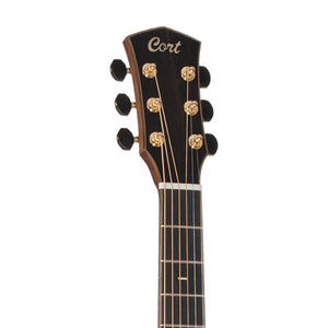 Cort Flow-OC Acoustic Guitar w/Case, Natural Satin