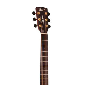 Cort Grand Regal GA-MY-BEVEL-NAT Bevel Myrtlewood Acoustic Guitar, Natural