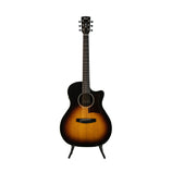 Cort GA1E-OPSB Acoustic Guitar, Open Pore Sunburst
