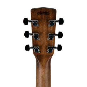 Cort GA1E-OPSB Acoustic Guitar, Open Pore Sunburst