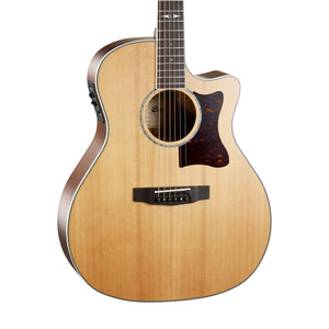 Cort GA5F-BW Acoustic Guitar, Natural Satin