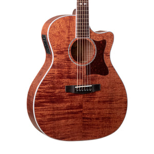 Cort GA5F-FMH-OP Acoustic Guitar, Open Pore