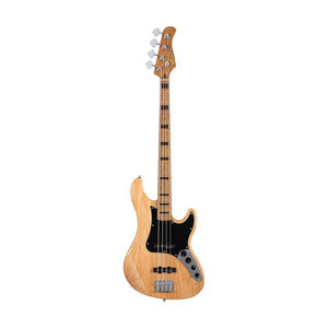 Cort GB64JJ-NAT Electric Bass Guitar, Natural