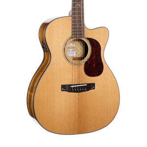 Cort Gold-OC6-BOCOTE-NAT Acoustic Guitar W/Case, Natural