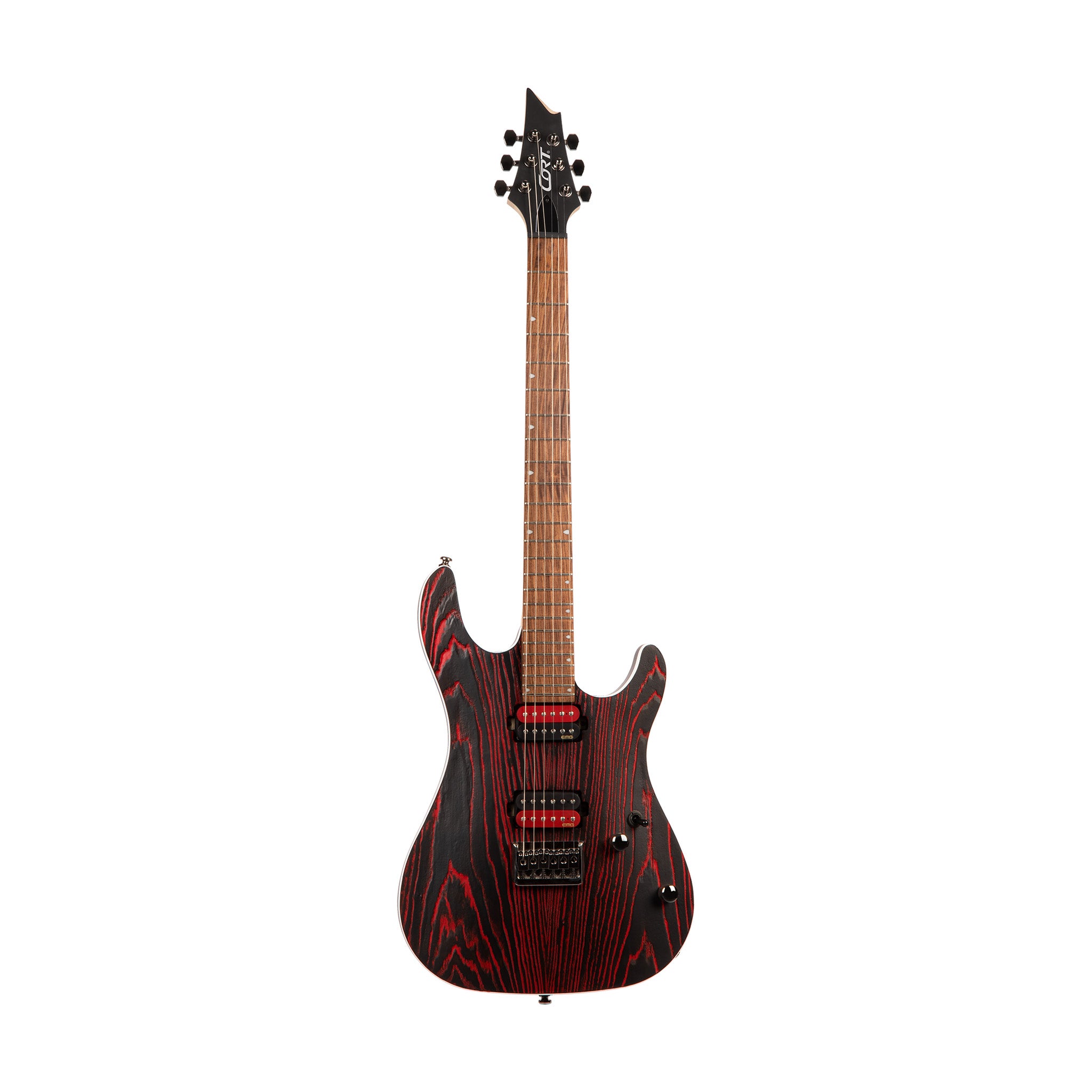 Cort KX300-EBR Electric Guitar, Etched Black Red