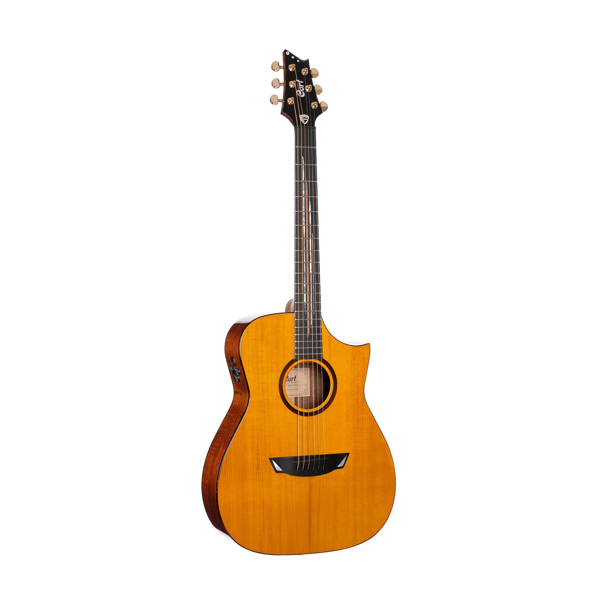 Cort LUXE-NAT-II Frank Gambale Signature Acoustic Guitar w/Case, Natural