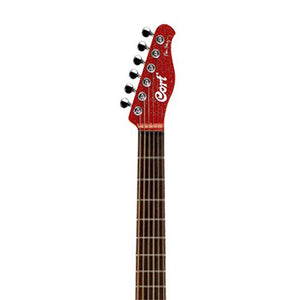 Cort MBC-1-RS Matthew Bellamy Signature Electric Guitar, Red Sparkle