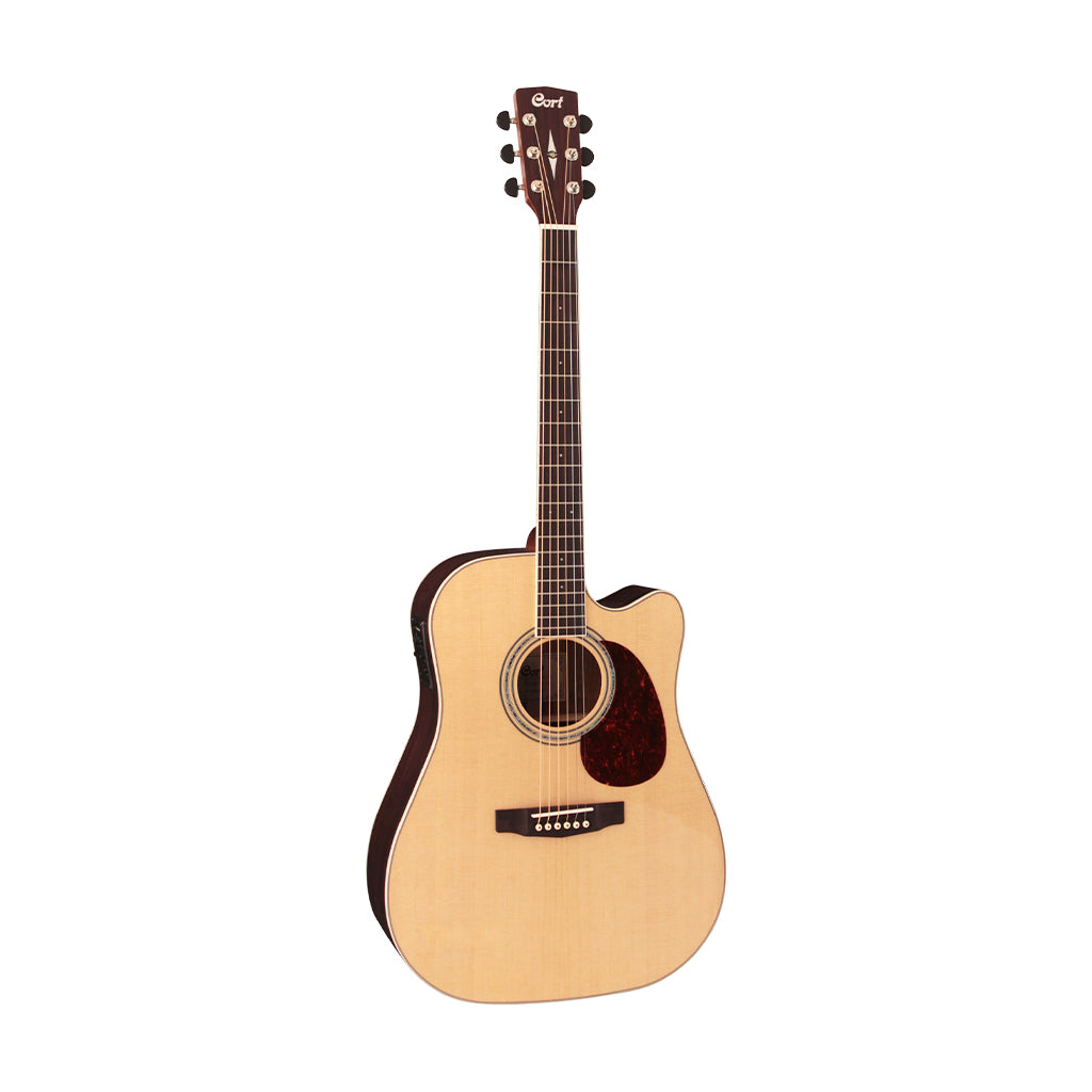 Cort MR710F Left-Handed Acoustic Guitar, Natural Satin