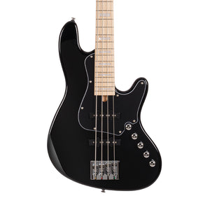 Cort NJS4-BK Rob Elrick Signature Bass Guitar w/Case, Black