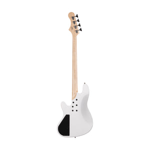 Cort NJS4-WHT Rob Elrick Signature Bass Guitar w/Case, White