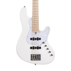 Cort NJS4-WHT Rob Elrick Signature Bass Guitar w/Case, White
