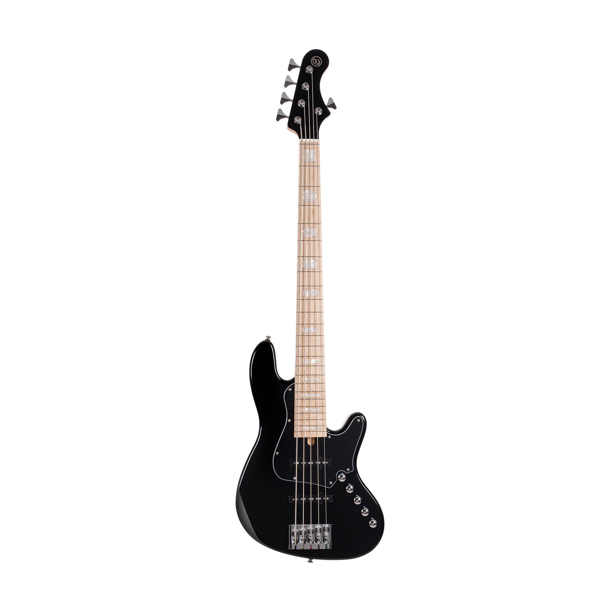 Cort NJS5-BK Rob Elrick Signature Bass Guitar w/Case, Black