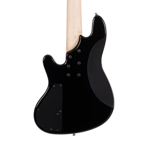 Cort NJS5-BK Rob Elrick Signature Bass Guitar w/Case, Black
