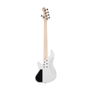 Cort NJS5-WHT Rob Elrick Signature Bass Guitar w/Case, White