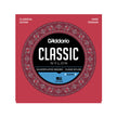 D'Addario EJ27H Student Nylon Classical Guitar Strings, Hard Tension, Clear/Silverplated Wound