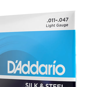 D'Addario EJ35 Silk and Steel 12-String Acoustic Guitar Strings, Light, 11-47