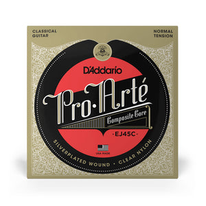 D'Addario EJ-45C Pro-Arte Composite Nylon Classical Guitar Strings, Normal Tension