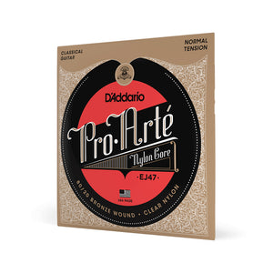 D'Addario EJ47 80/20 Bronze Pro-Arte Nylon Classical Guitar Strings, Normal Tension