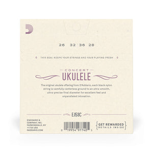 D'Addario EJ53C Pro-Arte Rectified Concert Ukulele Strings