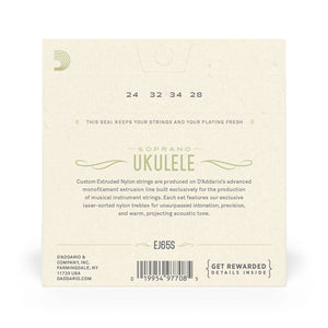 D'Addario EJ65S Soprano Ukulele Strings
