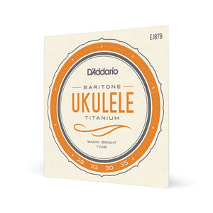 D'Addario EJ87B Titanium Ukulele Strings, Baritone