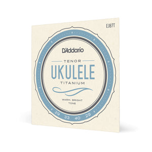 D'Addario EJ87T Titanium Ukulele Strings, Tenor