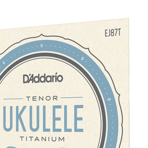 D'Addario EJ87T Titanium Ukulele Strings, Tenor