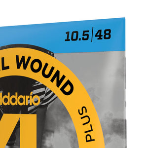D'Addario EXL110+ Nickel Wound Electric Guitar Strings, Regular Light Plus, 10.5-48