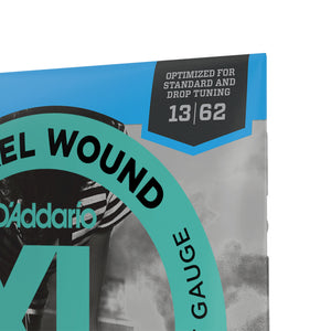 D'Addario EXL158 Light XL Nickel Wound Electric Strings, 013-062 Light Baritone