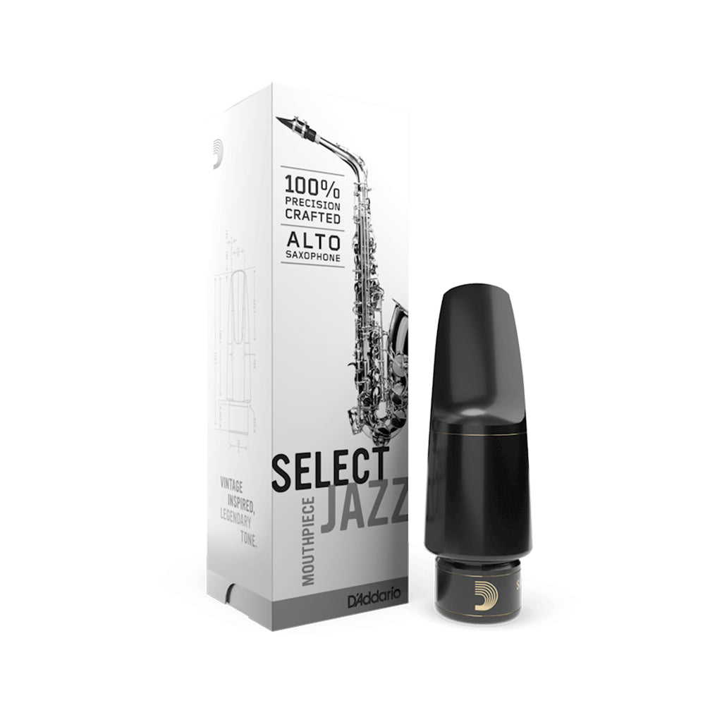 D'Addario MJS-D7M Select Jazz Alto Saxophone Mouthpiece, D7 Medium