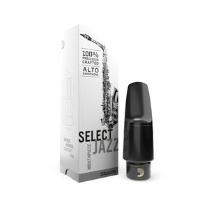 D'Addario MJS-D8M Select Jazz Alto Saxophone Mouthpiece, D8 Medium