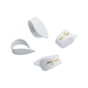 D'Addario NP8W-04 National Thumb Picks, Large White Celluloid, 4-Pack